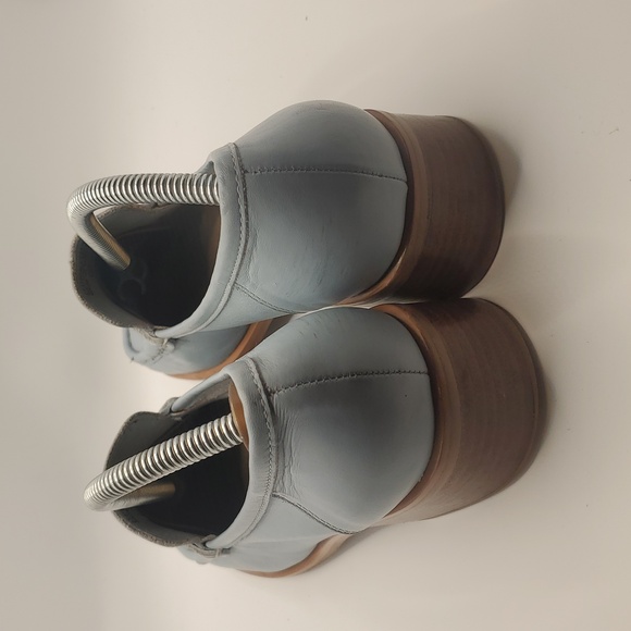 Etienne Aigner Vintage Women's Stella Blue Leather Penny Loafers Sz 7.5 Preppy - Picture 5 of 13